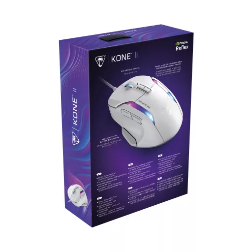 Turtle Beach Kone II egér Játék Jobbkezes USB A típus Optikai 26000 DPI