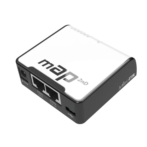 Mikrotik mAP Fekete, Fehér Ethernet-áramellátás (PoE) támogatása