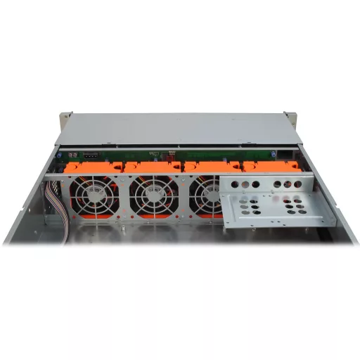 Inter-Tech IPC 2U-2412 Rack Fekete, Ezüst