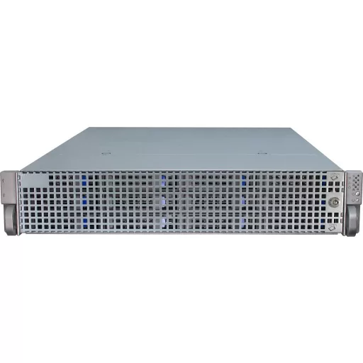 Inter-Tech IPC 2U-2412 Rack Fekete, Ezüst