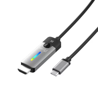 j5create JCC157 1,79 M USB C-típus HDMI Fekete, Szürke