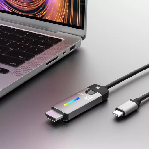 j5create JCC157 1,79 M USB C-típus HDMI Fekete, Szürke