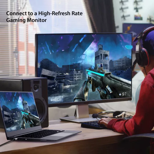 j5create JCC157 1,79 M USB C-típus HDMI Fekete, Szürke