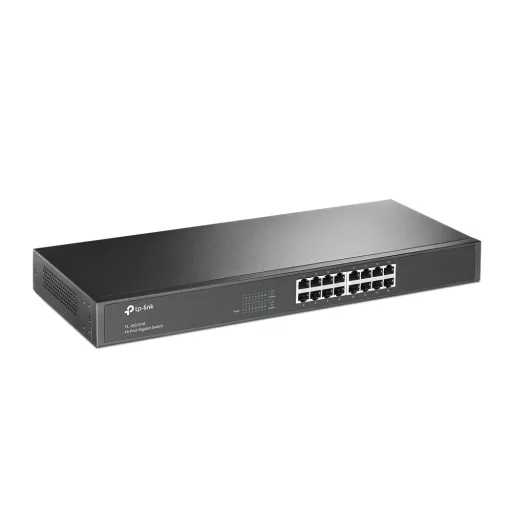 TP-Link TL-SG1016 Beállítást nem igénylő (unmanaged) Gigabit Ethernet (10/100/1000) 1U Fekete