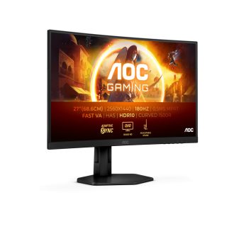   AOC G4 CQ27G4X 68,6 cm (27") 2560 x 1440 pixelek Quad HD LCD Fekete