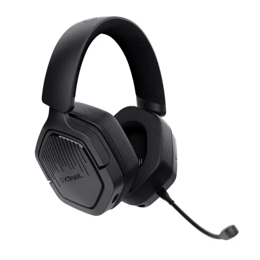 Trust GXT 493PS Carus Headset Vezetékes és vezeték nélküli Fejpánt Játék Bluetooth Fekete