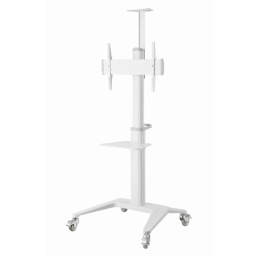 Gembird Aluminum TV floor stand with caster wheels, 37" - 70", baltas |