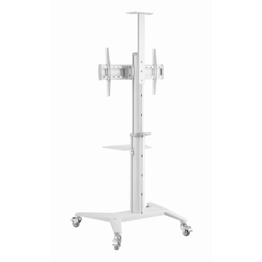 Gembird Aluminum TV floor stand with caster wheels, 37" - 70", baltas |