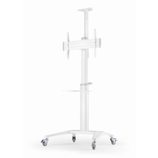 Gembird Aluminum TV floor stand with caster wheels, 37" - 70", baltas |