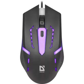   Defender FLASH MB-600L egér Játék Kétkezes USB A típus Optikai 1200 DPI
