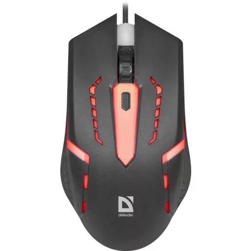 Defender FLASH MB-600L egér Játék Kétkezes USB A típus Optikai 1200 DPI