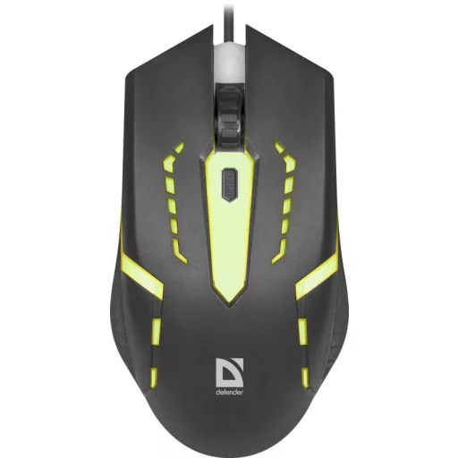 Defender FLASH MB-600L egér Játék Kétkezes USB A típus Optikai 1200 DPI