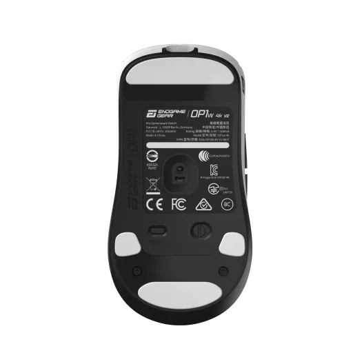 Endgame Gear OP1W 4K V2 egér Játék Jobbkezes RF Wireless + USB Type-A Optikai 30000 DPI