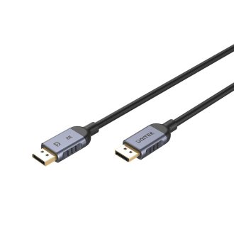   UNITEK C1628GY01-1.5M DisplayPort kábel 1,5 M Fekete, Szürke