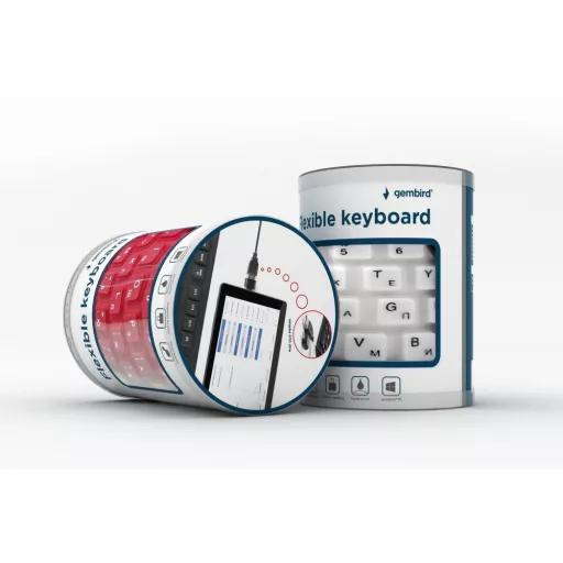 Gembird KB-109F-B billentyűzet USB + PS/2 QWERTY Fekete