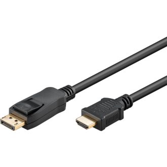  Goobay 64837 video átalakító kábel 3 M DisplayPort HDMI A-típus (Standard) Fekete