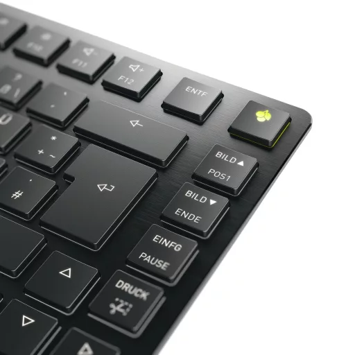 CHERRY KW X ULP 2.0 MINI billentyűzet Otthoni/irodai USB + RF Wireless + Bluetooth QWERTZ Német Fekete