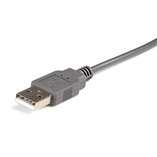 StarTech.com ICUSB232DB25 soros kábel Szürke 0,9 M USB A típus DB-9