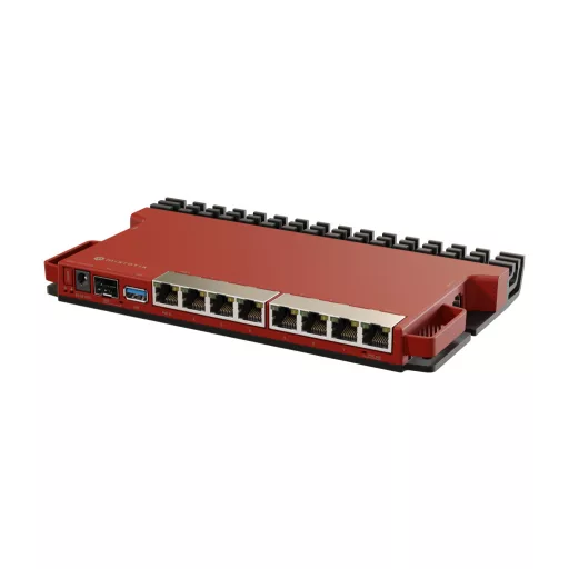 Mikrotik L009UiGS-RM vezetékes router 2.5 Gigabit Ethernet, Gigabit Ethernet Vörös