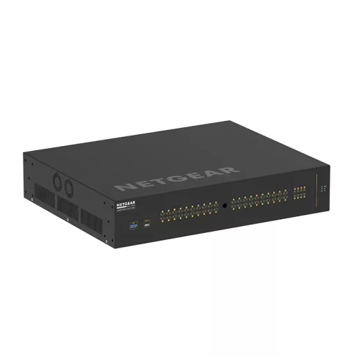 NETGEAR M4250-40G8XF-PoE++ Vezérelt L2/L3 Gigabit Ethernet (10/100/1000) Ethernet-áramellátás (PoE) támogatása 2U Fekete