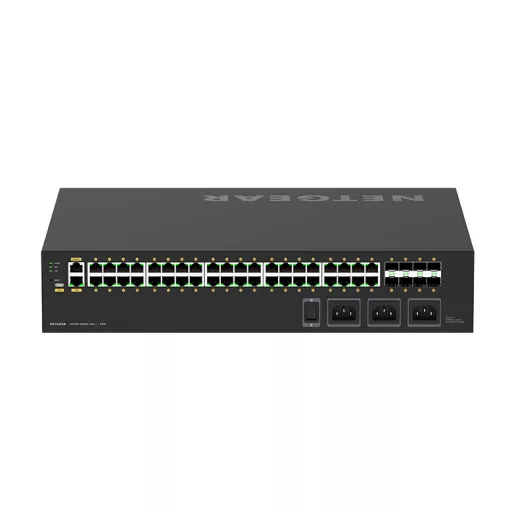 NETGEAR M4250-40G8XF-PoE++ Vezérelt L2/L3 Gigabit Ethernet (10/100/1000) Ethernet-áramellátás (PoE) támogatása 2U Fekete