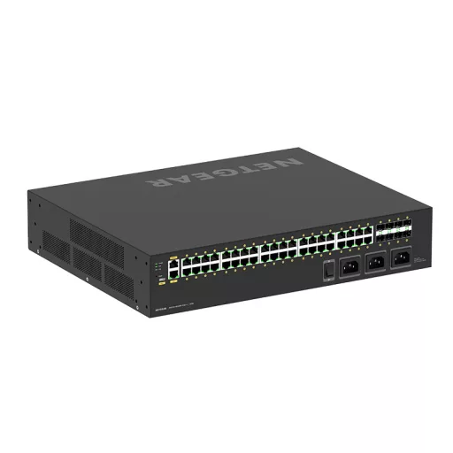 NETGEAR M4250-40G8XF-PoE++ Vezérelt L2/L3 Gigabit Ethernet (10/100/1000) Ethernet-áramellátás (PoE) támogatása 2U Fekete