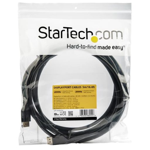 StarTech.com DP14MM5M DisplayPort kábel 5 M Fekete