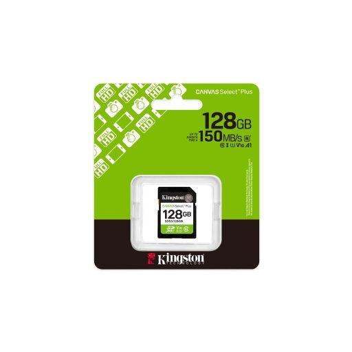 Kingston Technology Canvas Select Plus Gen3 128 GB SD UHS-I Class 10