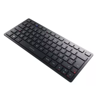   CHERRY KW 9200 MINI billentyűzet Univerzális USB + RF Wireless + Bluetooth AZERTY Francia Fekete