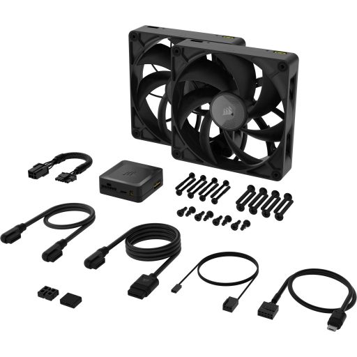 Corsair iCUE LINK RX140 MAX 14 cm Fekete 2 db