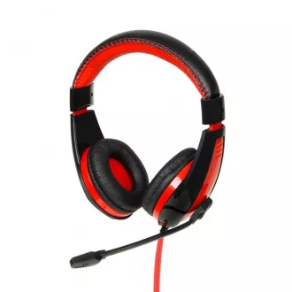   iBox SHPI1528MV fejhallgató és headset Vezetékes Fejpánt Játék Fekete, Vörös