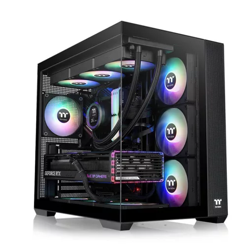 Thermaltake View 380 TG ARGB Midi Tower Fekete