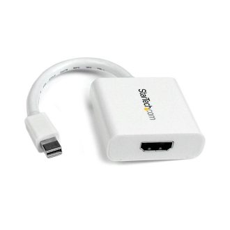   StarTech.com MDP2HDW video átalakító kábel 0,12 M Mini-DisplayPort HDMI Fehér
