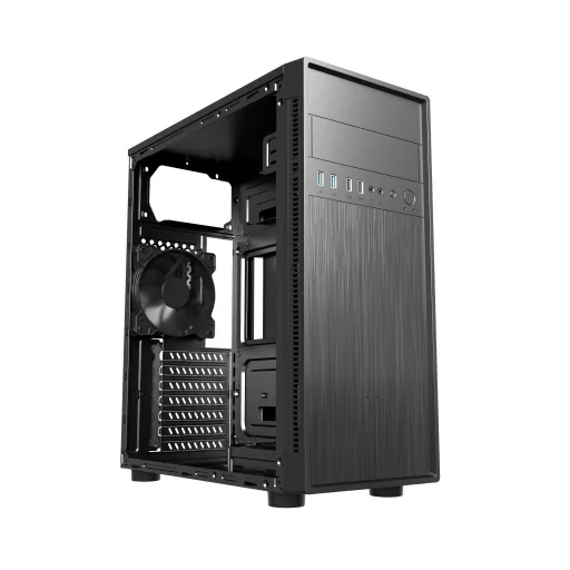 Gembird Fornax 160 Mini Tower Fekete
