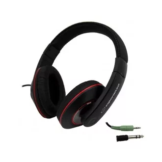   Esperanza EH121 fejhallgató és headset Vezetékes Hallójárati Zene Fekete
