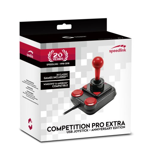 SPEEDLINK Competition Pro Extra Fekete, Vörös USB 1.1 Joystick Analóg Android, PC