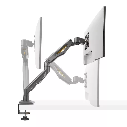 StarTech.com H1M1AG2-MONITOR-ARM asztali TV konzol 81,3 cm (32") Fekete