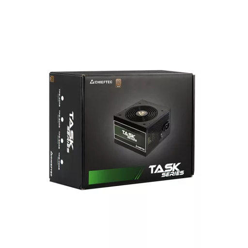 Chieftec Task TPS-600S 600 W 20+4 pin ATX ATX Fekete