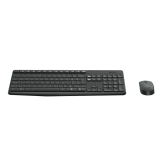   Logitech 920-007905 billentyűzet Egér mellékelve Otthoni Vezeték nélküli RF QWERTZ Német Szürke