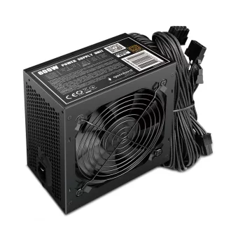 Gembird CCC-PSU80P-BBP-600 600 W 24-pin ATX ATX Fekete