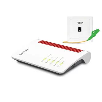   Box FRITZ! 5530 vezetéknélküli router Gigabit Ethernet Kétsávos (2,4 GHz / 5 GHz) Fehér