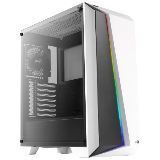 Aerocool CYLONPROWG Midi Tower Fehér