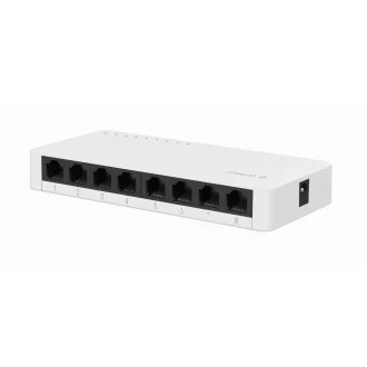   Gembird NSW-G8-01 hálózati kapcsoló Beállítást nem igénylő (unmanaged) Gigabit Ethernet (10/100/1000) Fehér