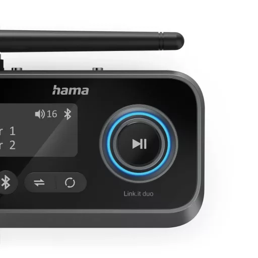 Hama Link.it duo 3,5 mm-es 10 M Fekete