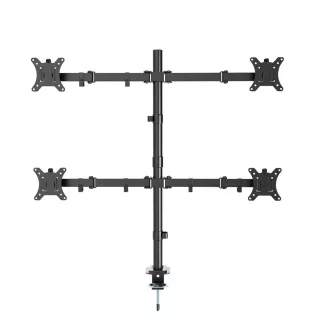Gembird MA-D4-01 asztali TV konzol 81,3 cm (32") Fekete