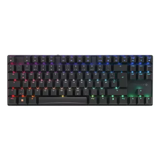   CHERRY MX 8.2 TKL Wireless RGB billentyűzet Játék USB + RF Wireless + Bluetooth QWERTZ Német Fekete