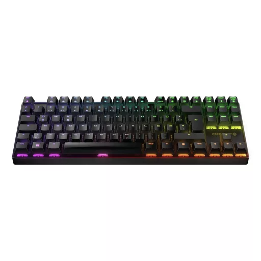 CHERRY MX 8.2 TKL Wireless RGB billentyűzet Játék USB + RF Wireless + Bluetooth QWERTZ Német Fekete