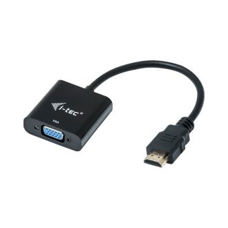   i-tec HDMI2VGAADA video átalakító kábel 0,15 M HDMI VGA Fekete