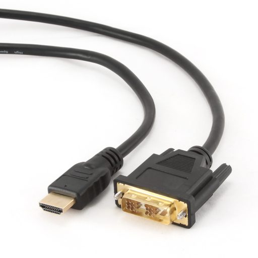 Gembird CC-HDMI-DVI-0.5M video átalakító kábel 0,5 M Fekete