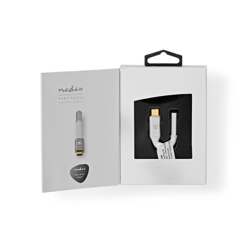 Nedis CCTB65950AL008 audio kábel 0,08 M 3.5mm USB Alumínium
